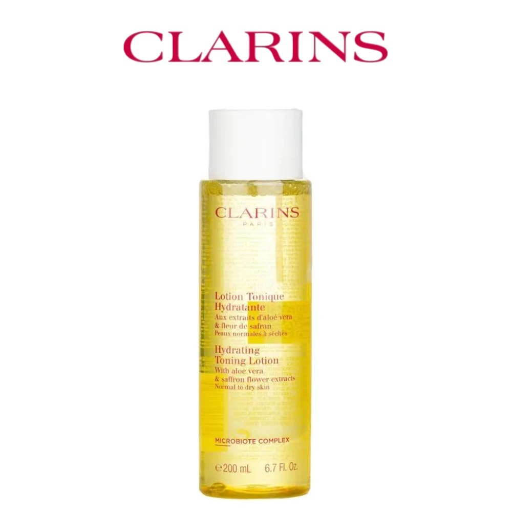Luxury Skincare Toner - Loção tonificante Clarins 200ml (amarelo -