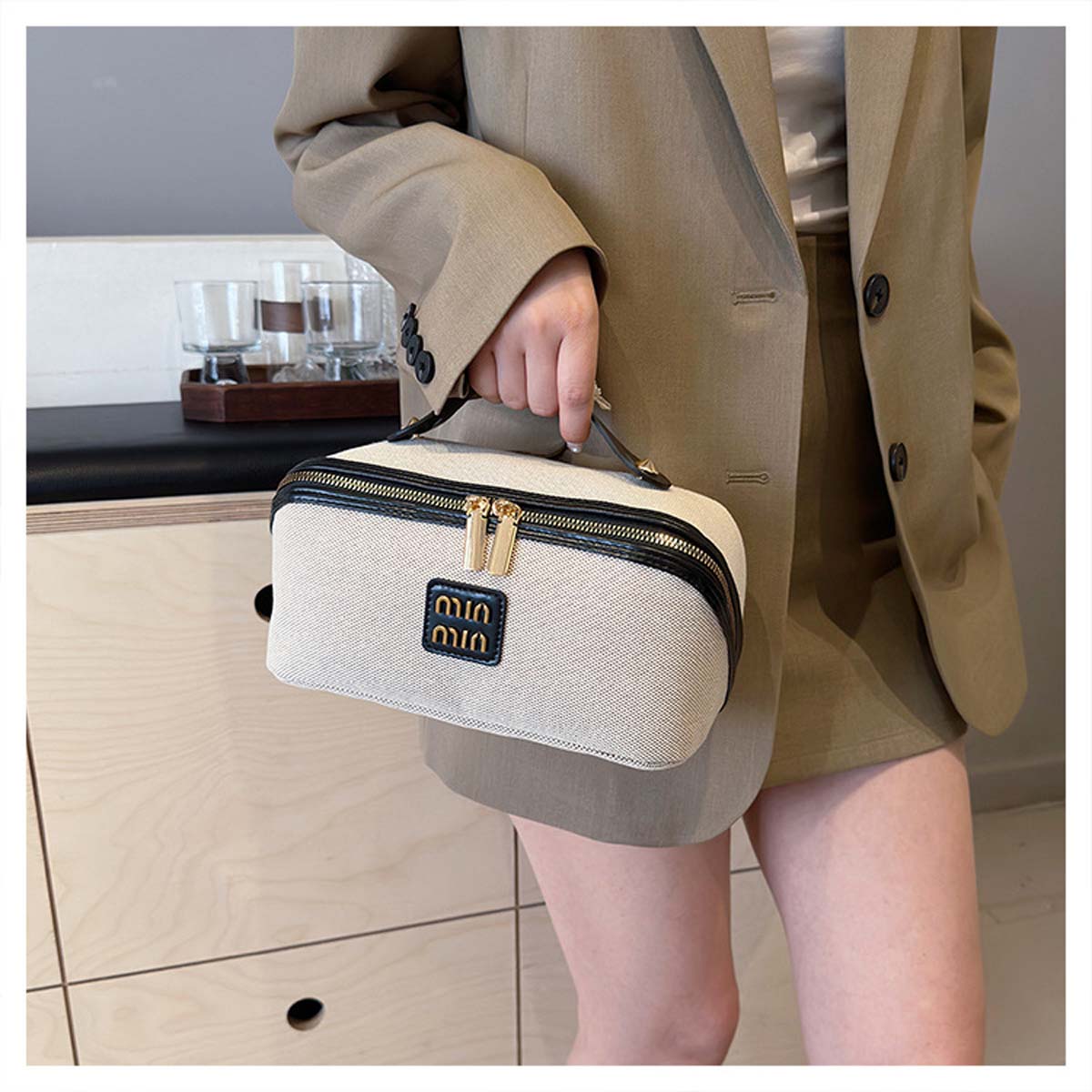 Luxury Skincare China - Bolsa de armazenamento portátil de lona
