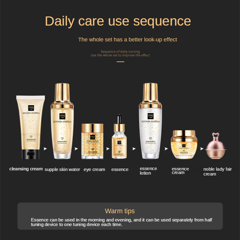 Conjunto de cuidados com a pel - Luxury Skincare Toner avaliação e preço